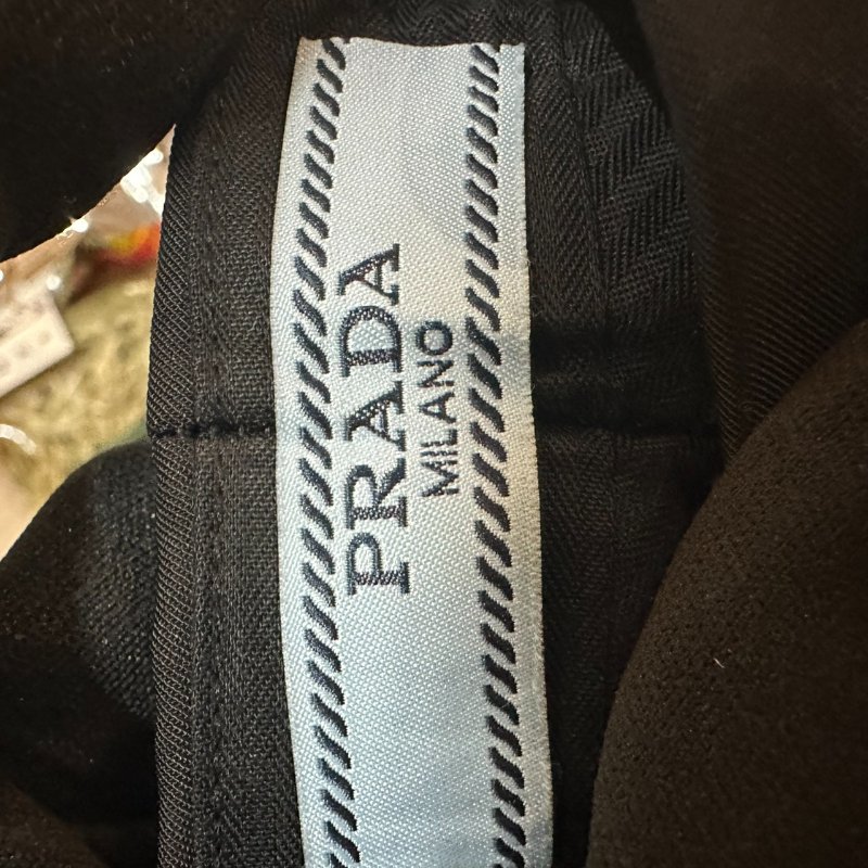 【美收精品】PRADA 黑色西裝褲 B-888【隔月月中將轉賣至日本 上架期限30天】-6