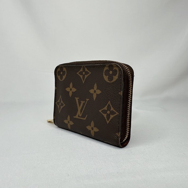 LV 老花拉鏈零錢包-2