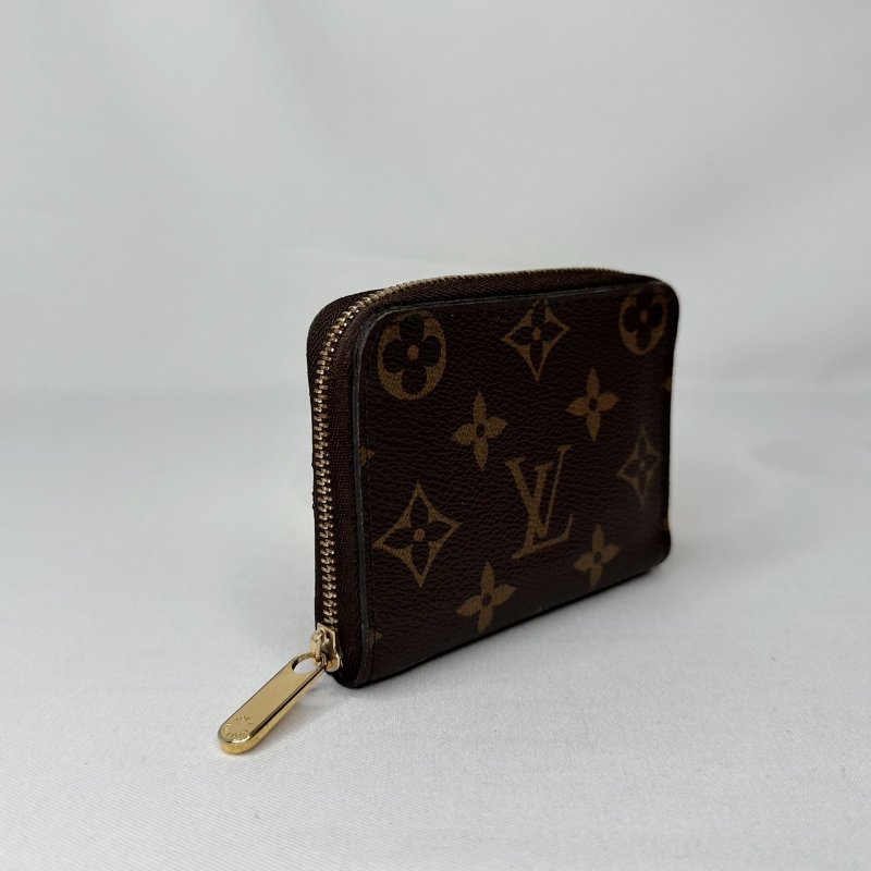 LV 老花拉鏈零錢包-3