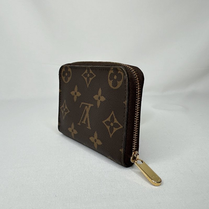 LV 老花拉鏈零錢包-4