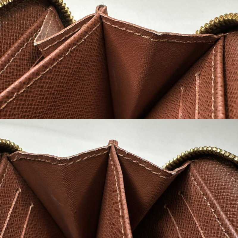 LV 老花拉鏈零錢包-9