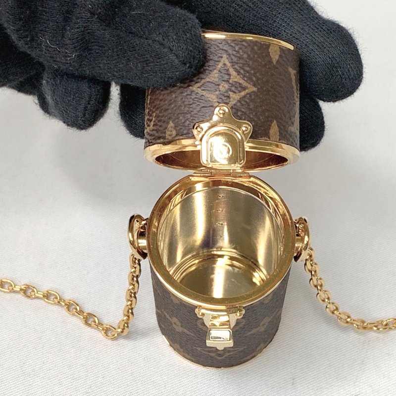 LV 老花鏈帶口紅唇膏盒-5