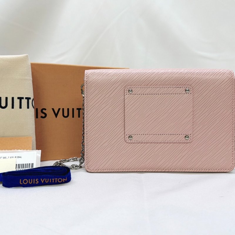 LV 粉色TWIST WOC鏈帶包-1