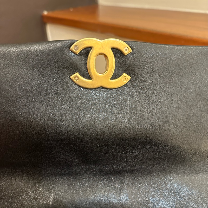 CHANEL 黑菱格19 26鍊包 保卡款-11