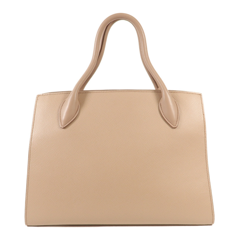 PRADA 牛皮皮革Monochrome金扣手挽肩背兩用袋-1