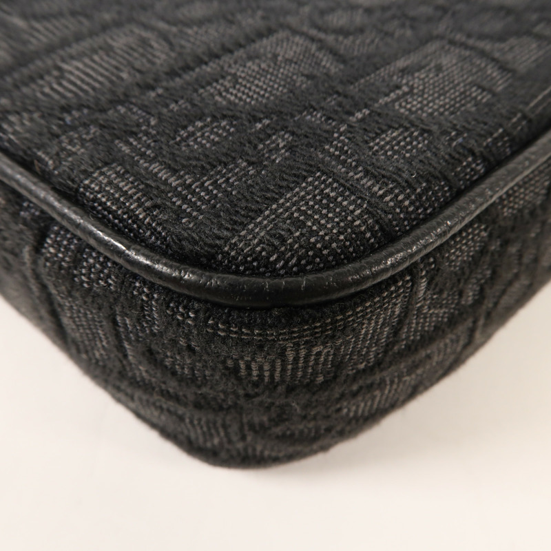 Dior 帆布Shoulder Bag銀扣肩背袋-8