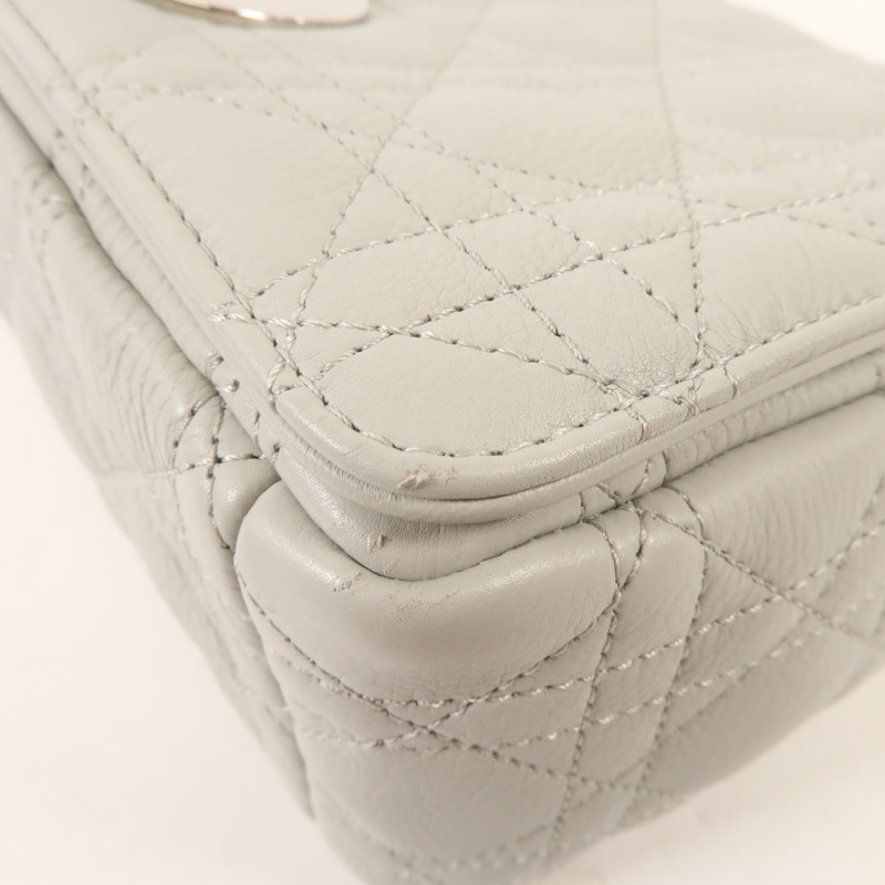 Dior 牛皮皮革Caro Medium銀扣肩,背袋-9