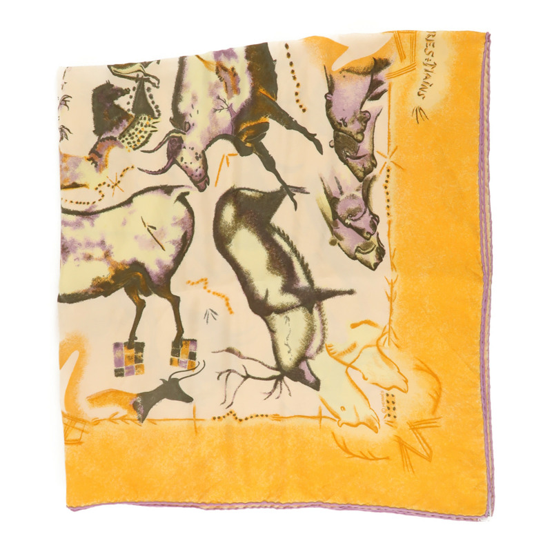 HERMES 絲質Scarf絲巾-4