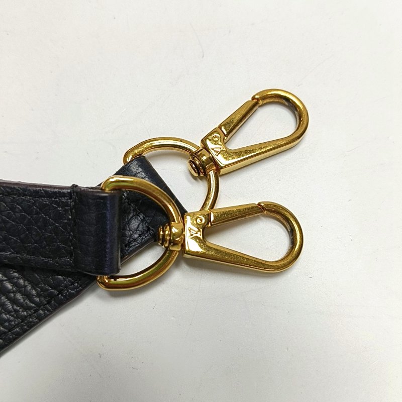 LOUIS VUITTON CAPUCINES BB 黑色牛皮單肩包手提包斜背包 金色五金 可拆卸肩帶-12