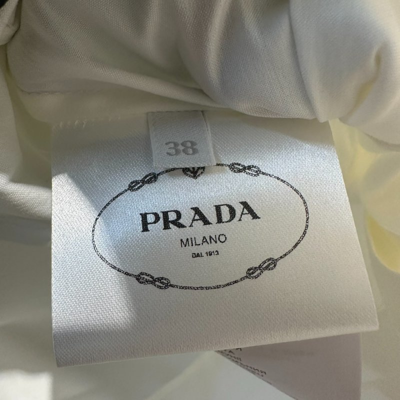 【美收精品】PRADA 白色襯衫 B-892【隔月月中將轉賣至日本 上架期限30天】-5