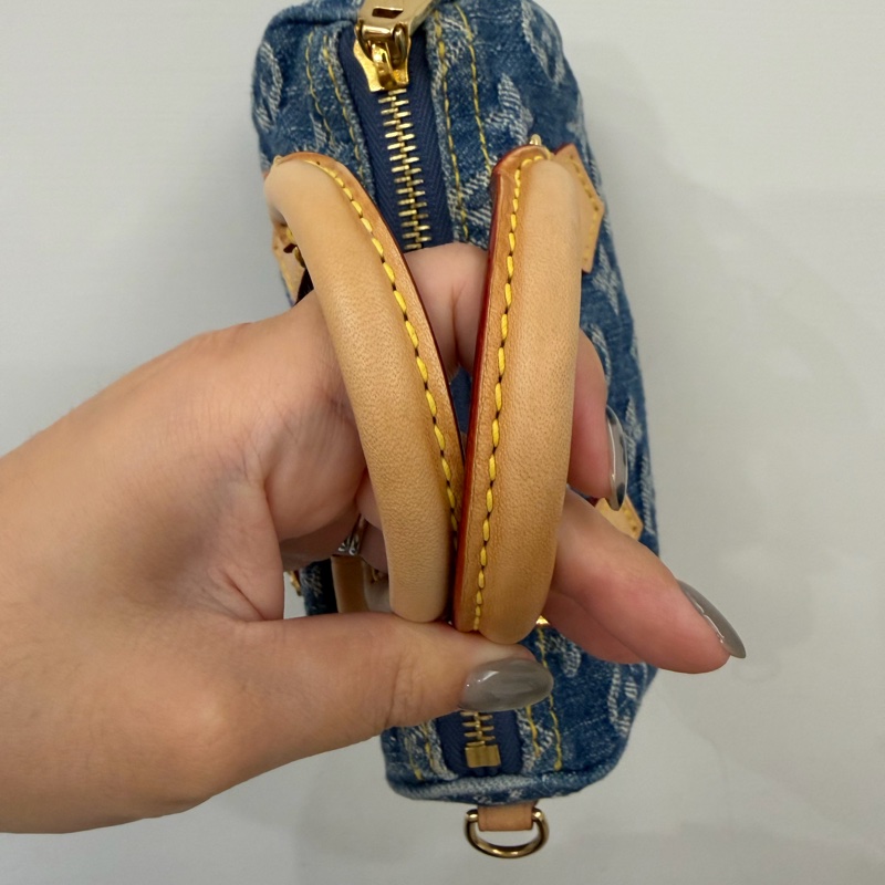 🌟絕版🌟LV 丹寧布金釦nano speedy M82950-2