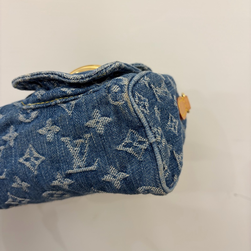 🌟絕版🌟LV 丹寧布金釦nano speedy M82950-4