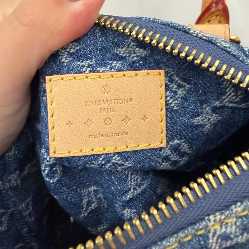 🌟絕版🌟LV 丹寧布金釦nano speedy M82950-9