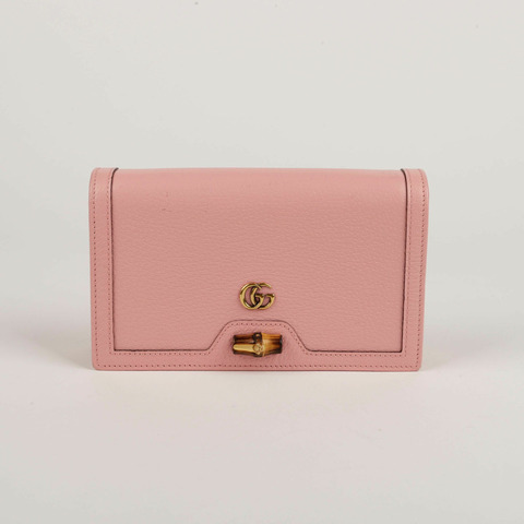 GUCCI 戴安娜竹製迷你斜挎包