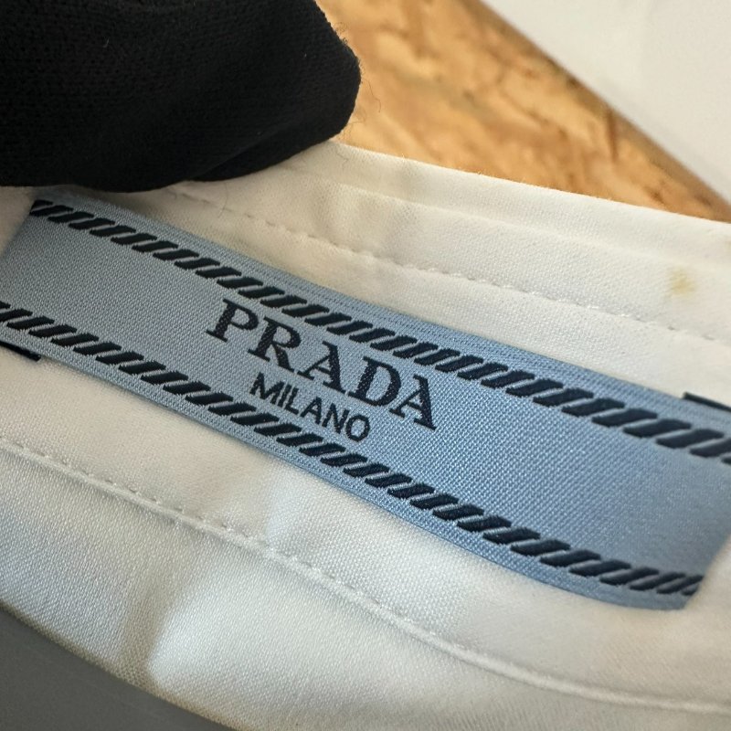 【美收精品】PRADA 白色襯衫 B-893【隔月月中將轉賣至日本 上架期限30天】-5