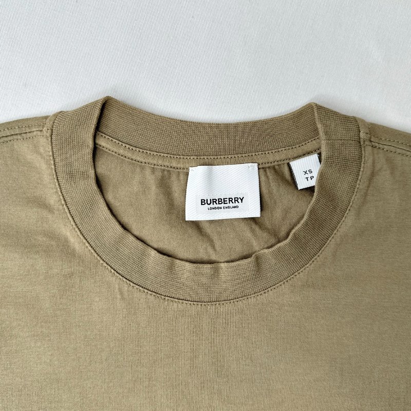 BURBERRY 短袖標誌印花棉質T恤-3
