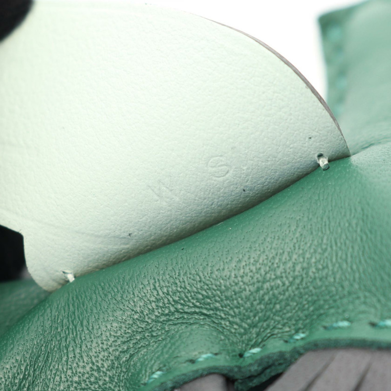 HERMES Rodeo Pegasus PM 吊飾 Agneau milo Swift 皮革 綠灰色 二手 W 女款-3