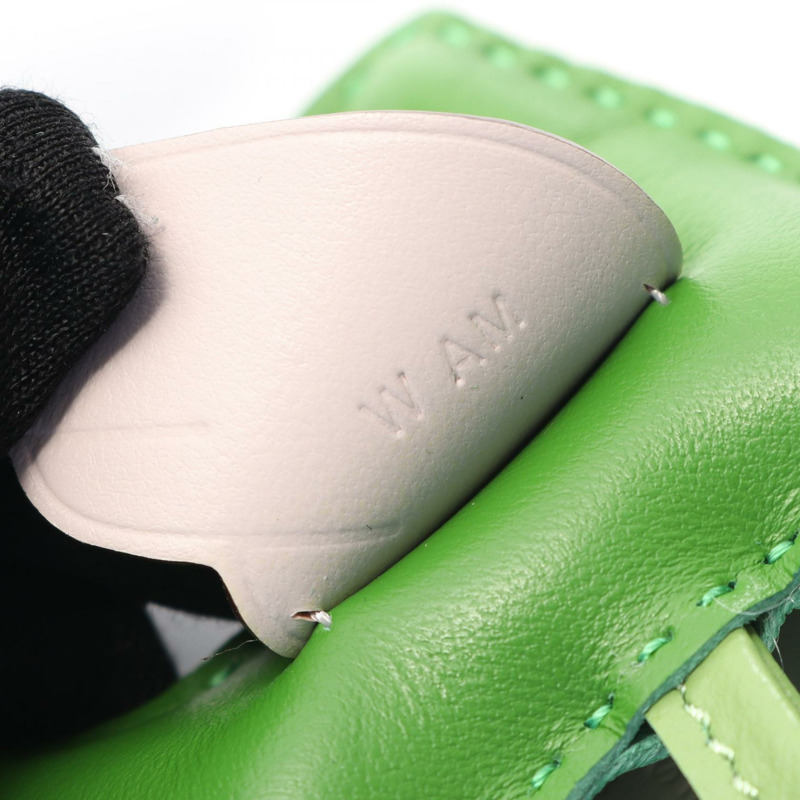 HERMES Rodeo Pegasus PM 吊飾 Agneau milo Swift 皮革 綠色 粉紅色 二手 W-3