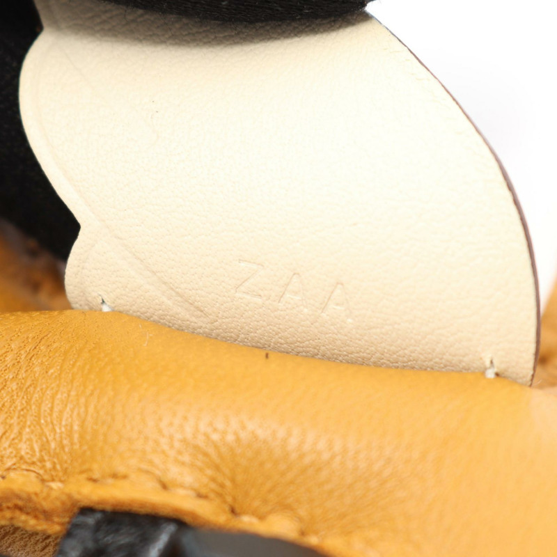 HERMES Rodeo Pegasus PM 吊飾 Agneau milo Swift 皮革 棕色 黑色 二手 女款 Z-3