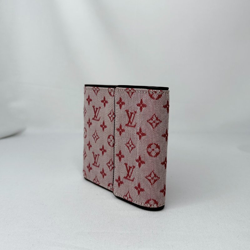 LV 單寧老花帆布短夾-2