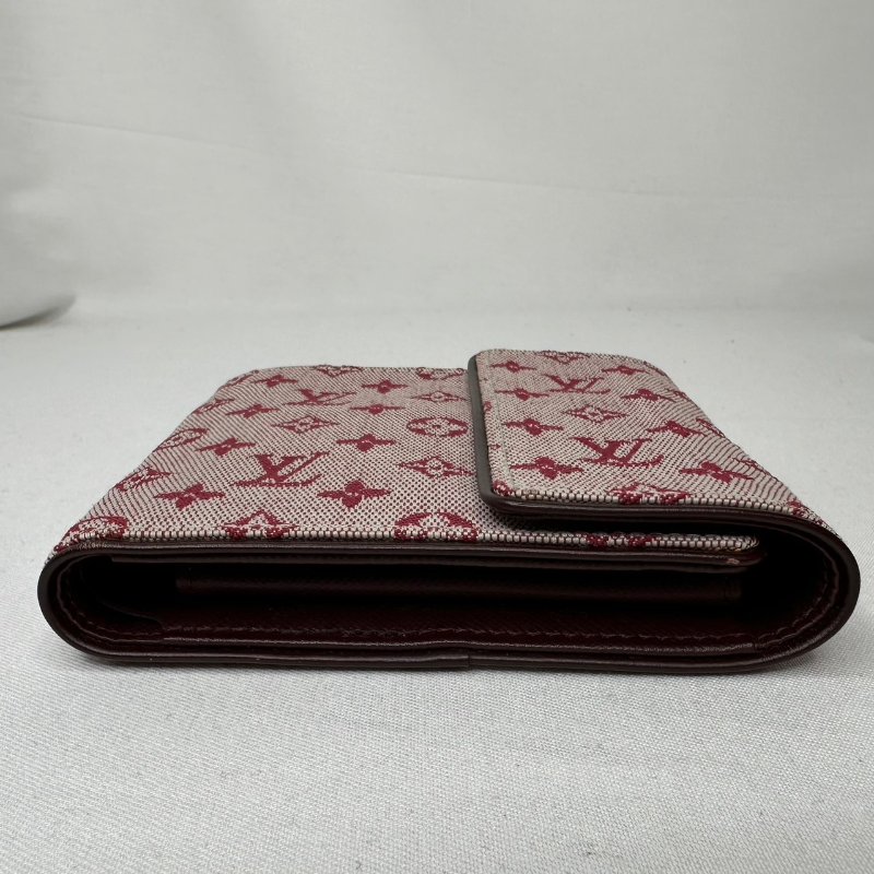 LV 單寧老花帆布短夾-9