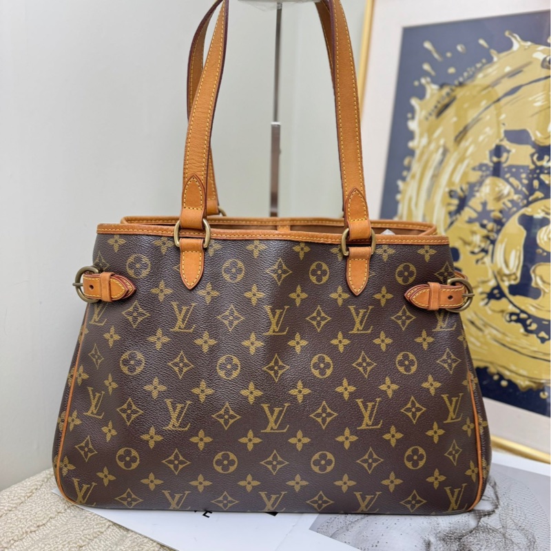 【閒置❤️】 LV 中古老花橫版南瓜包 單肩 手提包-1