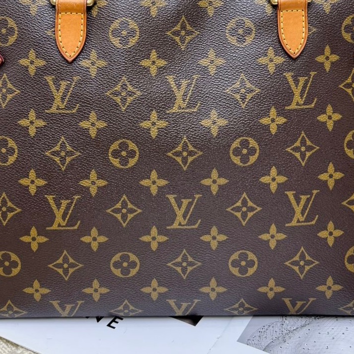 【閒置❤️】 LV 中古老花橫版南瓜包 單肩 手提包-5