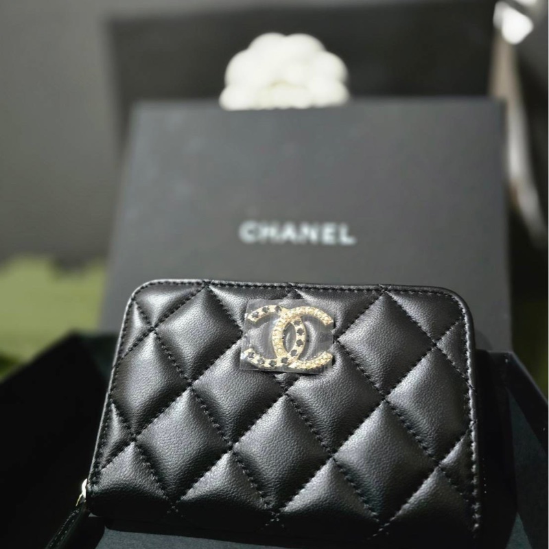 Chanel 小羊皮 ㄇ字型零錢包-8