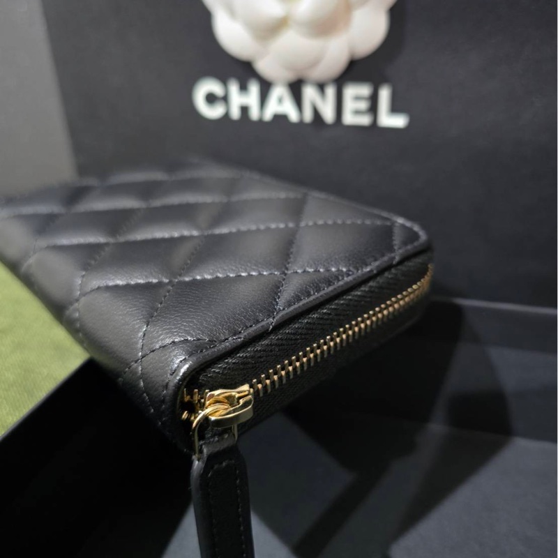 Chanel 小羊皮 ㄇ字型零錢包-12