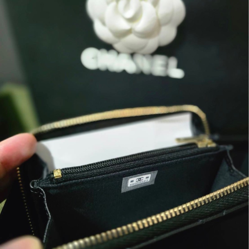 Chanel 小羊皮 ㄇ字型零錢包-13