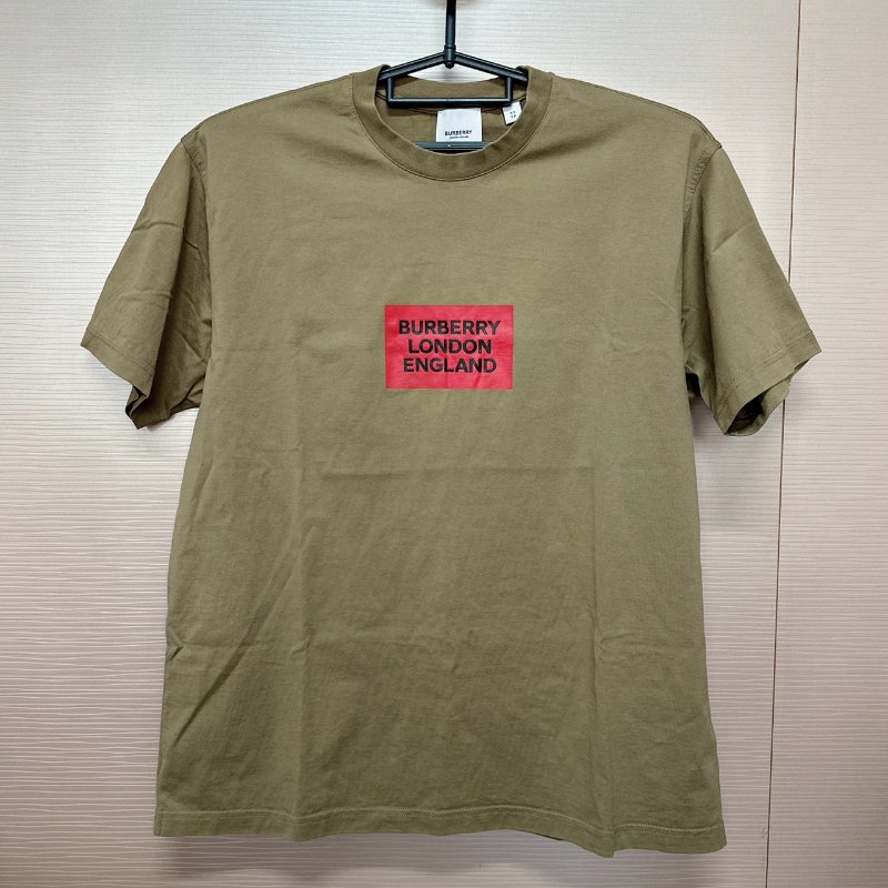 BURBERRY 短袖標誌印花棉質T恤-1