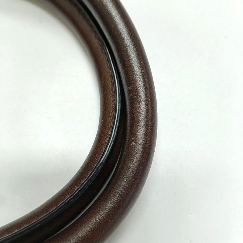 PRADA 托特包 棕色牛皮標誌斜背包手提包單肩包金色五金 可拆式肩帶-13