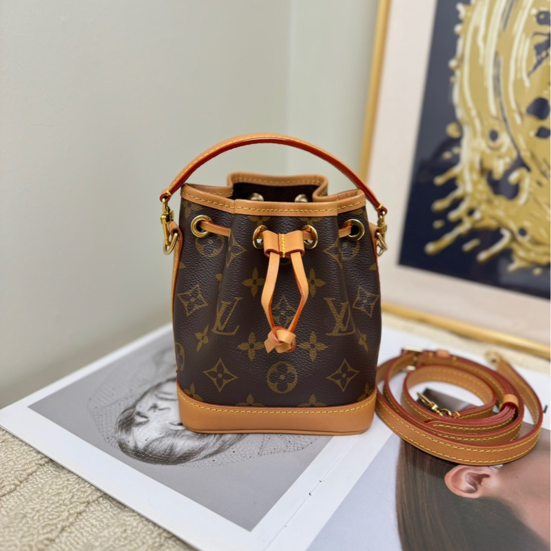 【閒置❤️】 Lv nano noe新款老花小水桶 單肩斜挎包-0