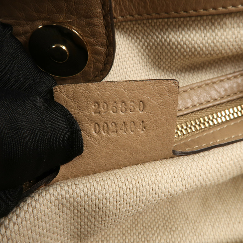 GUCCI 帆布GG Horsebit金扣肩背袋-11