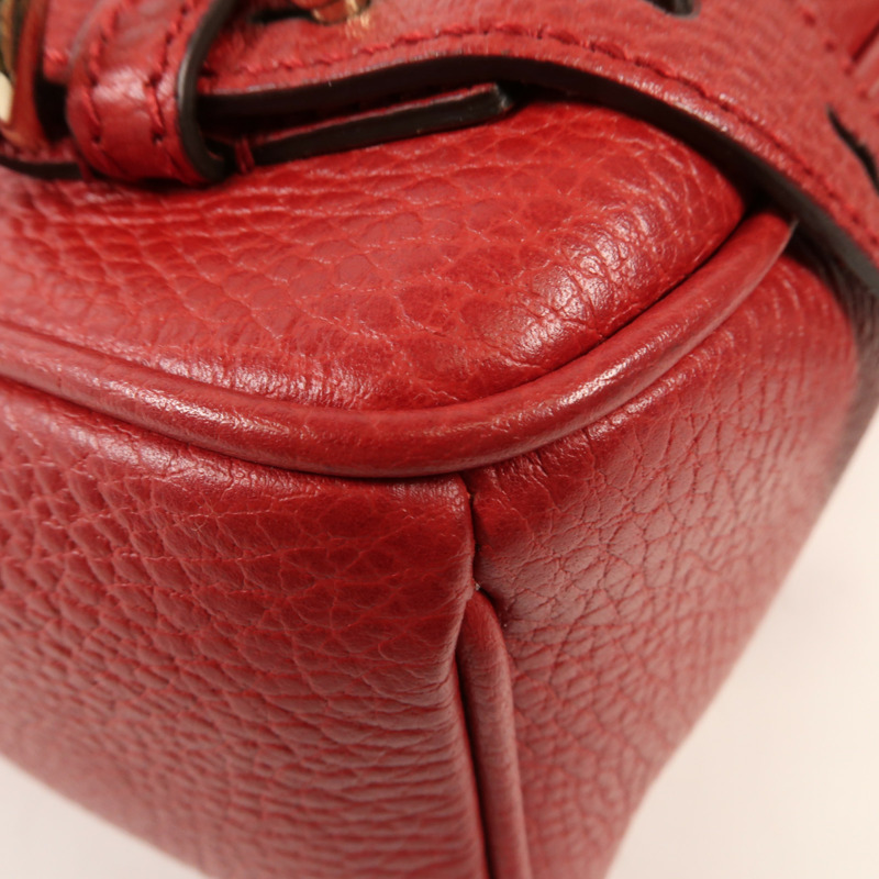 GUCCI 牛皮皮革Backpack金扣背包-7