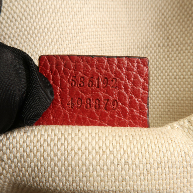 GUCCI 牛皮皮革Backpack金扣背包-11