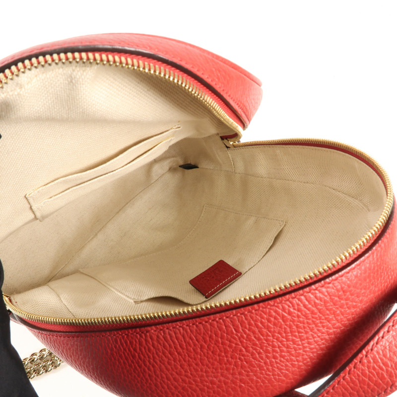 GUCCI 牛皮皮革Backpack金扣背包-12