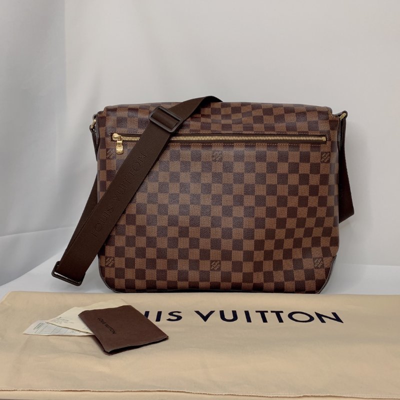 LV 經典Damier棋盤格SPENCER翻蓋肩背包-1