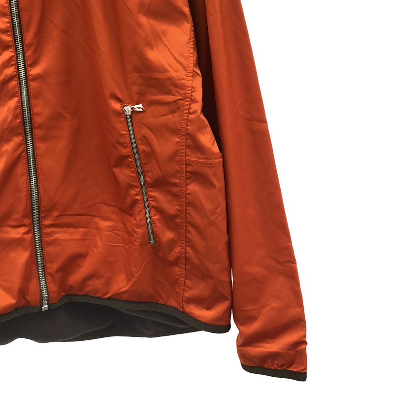 愛馬仕拉鍊夾克尼龍橙色二手女款 XL 碼-3