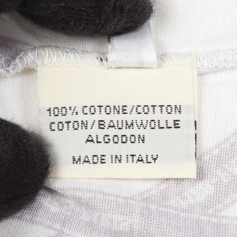 愛馬仕T卹 M碼 純棉 白色 紫色 二手 女款-3