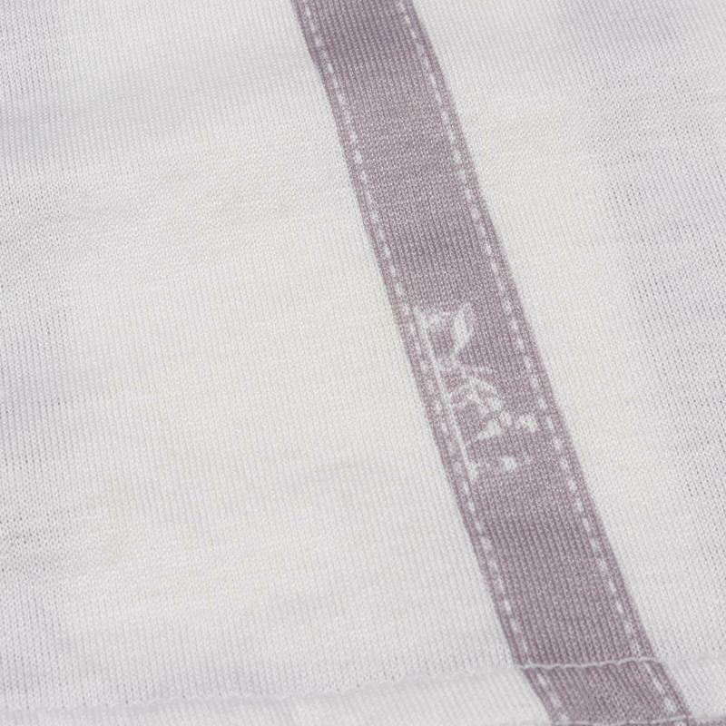 愛馬仕T卹 M碼 純棉 白色 紫色 二手 女款-4