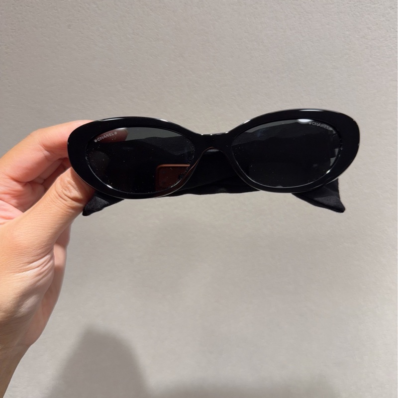 【全🆕】 chanel 25b蝴蝶結墨鏡 貓眼型太陽鏡-1