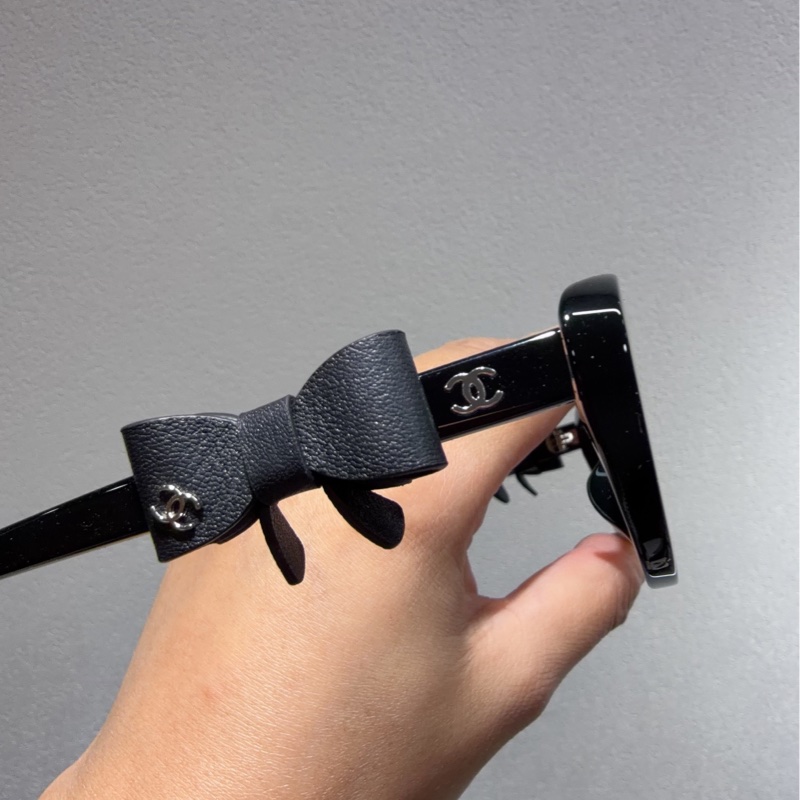 【全🆕】 chanel 25b蝴蝶結墨鏡 貓眼型太陽鏡-4