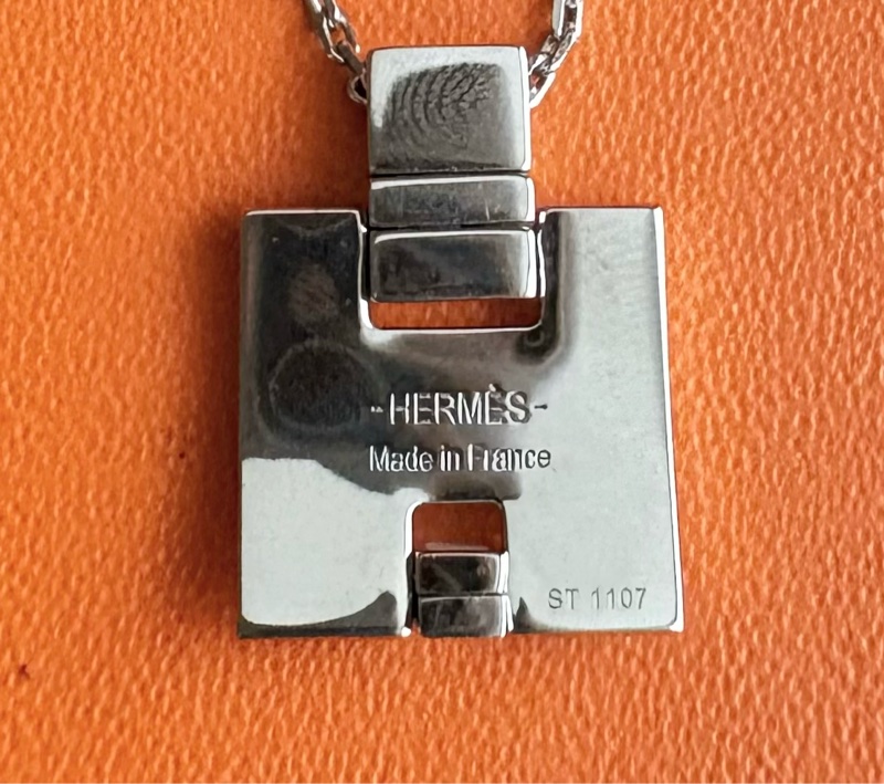 愛馬仕 HERMES H項鍊 白色-6