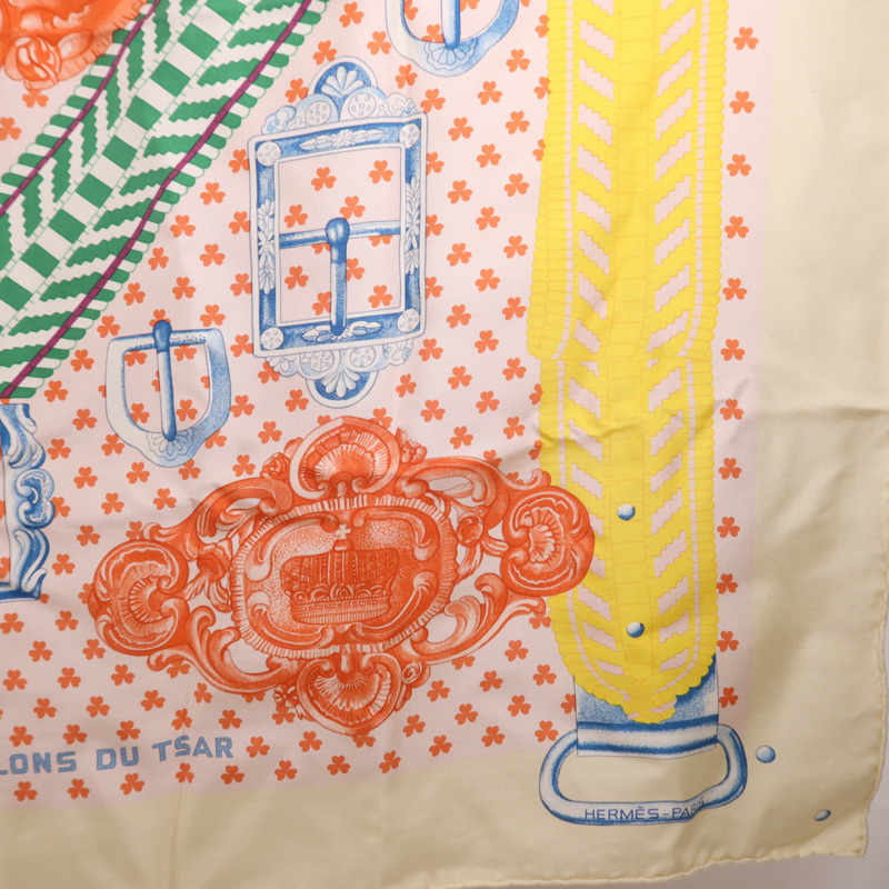 HERMES 絲質Scarf 90X90絲巾-4