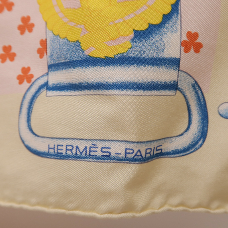 HERMES 絲質Scarf 90X90絲巾-5
