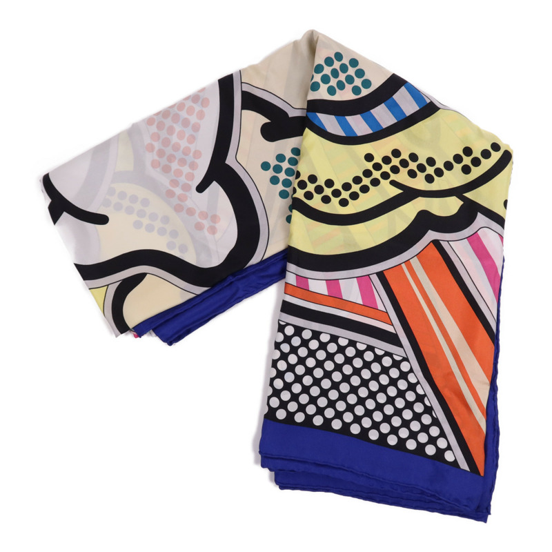 HERMES 絲質Scarf 140X140絲巾Multicolor-0