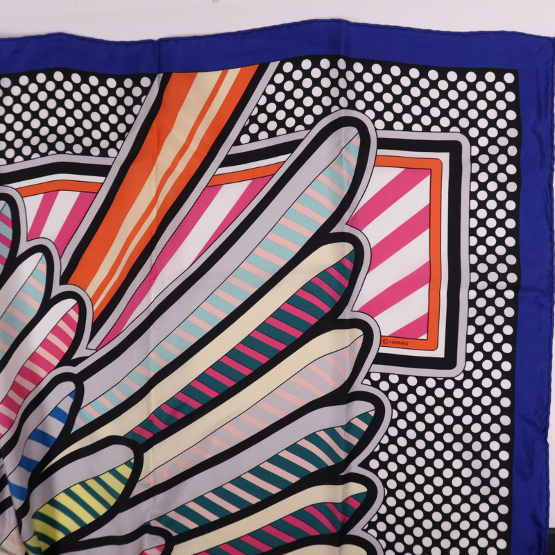 HERMES 絲質Scarf 140X140絲巾Multicolor-5
