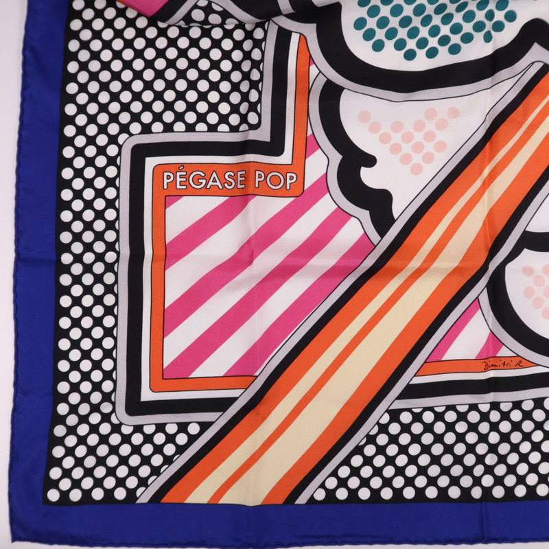 HERMES 絲質Scarf 140X140絲巾Multicolor-6