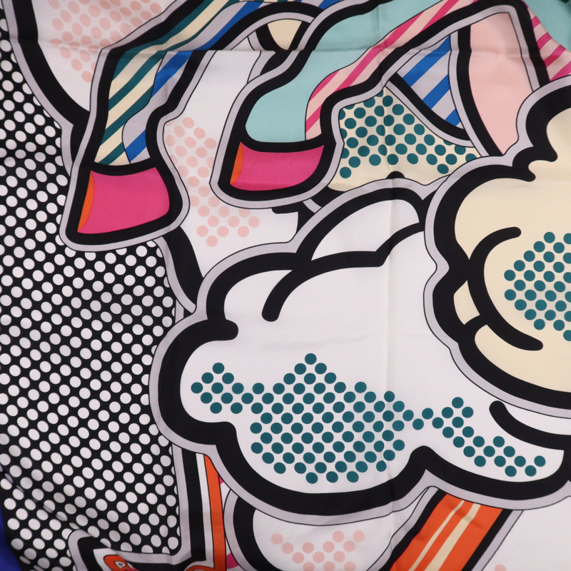 HERMES 絲質Scarf 140X140絲巾Multicolor-14
